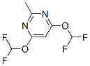 Pyrimidine, 4,6-bis(difluoromethoxy)-2-methyl- (9CI)