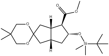 (3''aS,4''R,5''R,6''aR)-5''-[[(1,1-Dimethylethyl)dimethylsilyl]oxy]hexahydro-5,5-dimethylspiro[1,3-dioxane-2,2''(1''H)-pentalene]-4''-carboxylic Acid Methyl Ester