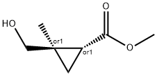 Cyclopropanecarboxylic acid, 2-(hydroxymethyl)-2-methyl-, methyl ester, trans-