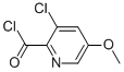 2-Pyridinecarbonyl chloride, 3-chloro-5-methoxy- (9CI)