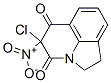 4H-Pyrrolo[3,2,1-ij]quinoline-4,6(5H)-dione,  5-chloro-1,2-dihydro-5-nitro-