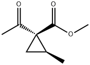 Cyclopropanecarboxylic acid, 1-acetyl-2-methyl-, methyl ester, cis- (9CI)