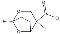 2,8-Dioxabicyclo[3.2.1]octane-4-carbonyl chloride, 1,4-dimethyl-, (1R-exo)- (9CI)