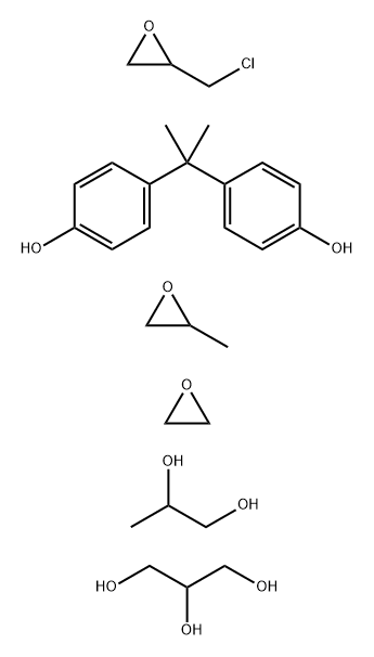 1,2,3-Propanetriol, polymer with (chloromethyl)oxirane, 4,4'-(1-methylethylidene)bis[phenol], methyloxirane, oxirane and 1,2-propanediol