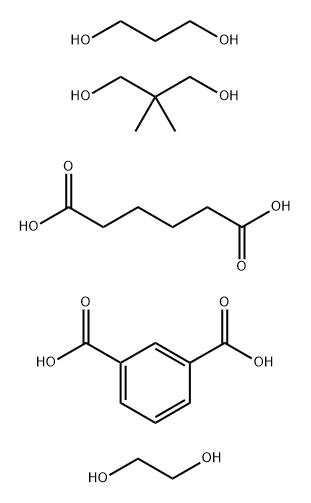 1,3-Benzenedicarboxylic acid, polymer with 2,2-dimethyl-1,3-propanediol, 1,2-ethanediol, hexanedioic acid and 1,3-propanediol