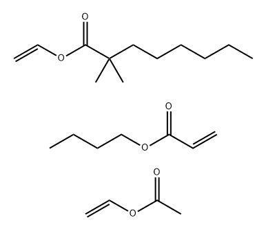 Octanoic acid, 2,2-dimethyl-, ethenyl ester, polymer with buOctanoic acid, 2,2-dimethyl-, ethenyl ester, polymer with butyl 2-propenoate and ethenyl acetate tyl 2-propenoate and ethenyl acetate
