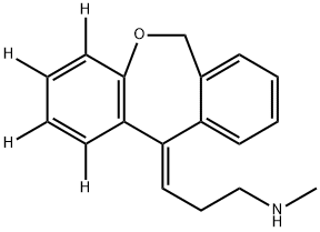 1-Propanamine, 3-(dibenzb,eoxepin-11(6H)-ylidene-1,2,3,4-d4)-N-methyl-, (E)-