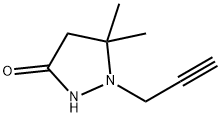 3-Pyrazolidinone,  5,5-dimethyl-1-(2-propynyl)-  (9CI)