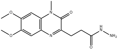 6,7-dimethoxy-1-methyl-2(1H)-quinoxalinone-3-proprionylcarboxylic acid hydrazide