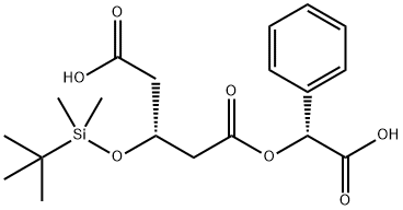 (3R)-3-叔丁基二甲基硅氧基戊二酸-1-(R)-(-)-扁桃酸酯