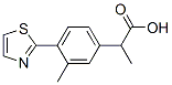 α,3-Dimethyl-4-(2-thiazolyl)benzeneacetic acid