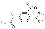 α-Methyl-3-nitro-4-(2-thiazolyl)benzeneacetic acid