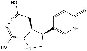 (2S)-2α-Carboxy-4β-[(2-oxo-1,2-dihydropyridin)-5-yl]pyrrolidine-3β-acetic acid