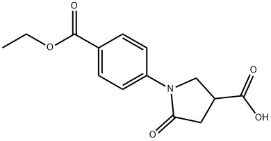 1-[4-(乙氧羰基)苯基]-5-氧吡咯烷-3-羧酸