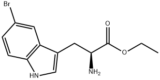 2-氨基-3-(5-溴-1H-吲哚-3-基)丙酸乙酯