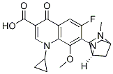 3-Quinolinecarboxylic acid, 1-cyclopropyl-6-fluoro-1,4-dihydro-8-Methoxy-7-(5-Methyl-2,5-diazabicyclo[2.2.1]hept-2-yl)-4-oxo-, (1S)- (9CI)