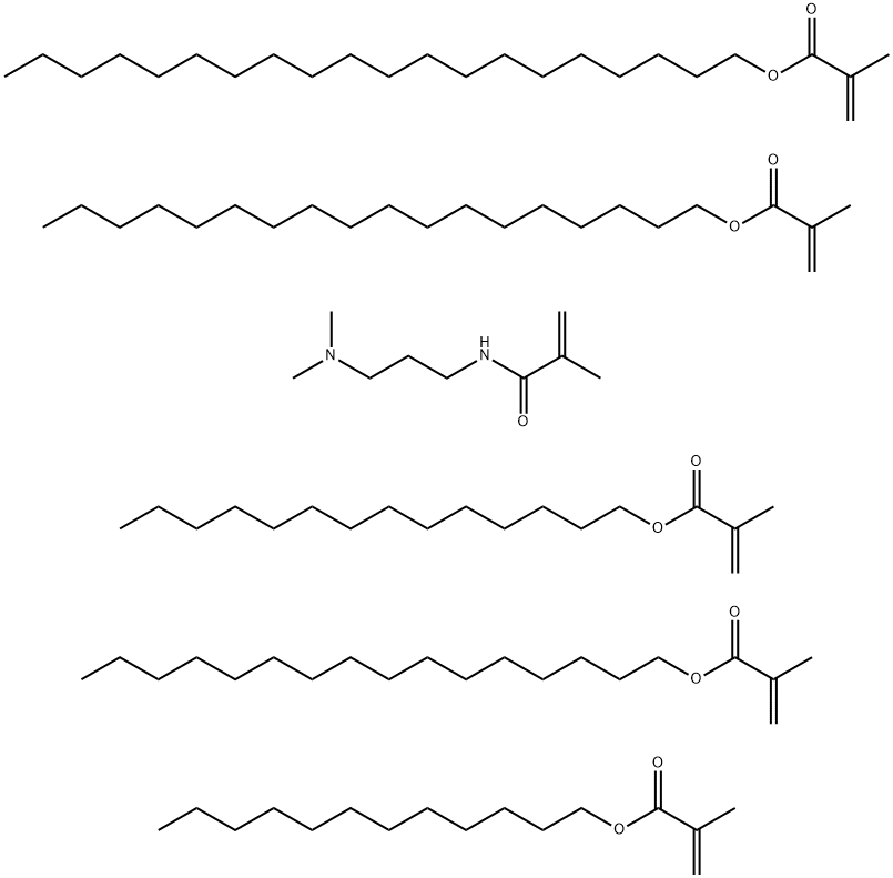 2-Propenoic acid, 2-methyl-, dodecyl ester, polymer with N-3-(dimethylamino)propyl-2-methyl-2-propenamide, eicosyl 2-methyl-2-propenoate, hexadecyl 2-methyl-2-propenoate, octadecyl 2-methyl-2-propenoate and tetradecyl 2-methyl-2-propenoate