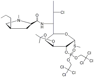 3,4-O-Isopropylidene ClindaMycin 2-[Bis(2,2,2-trichloroethyl)phosphate]