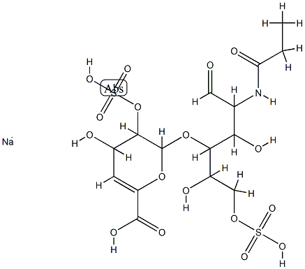 2-脱氧-4-O-(4-脱氧-2-O-磺基-ALPHA-L-苏式-己-4-烯吡喃糖基)-2-[(1-氧代丙基)氨基]-D-葡萄糖 6-(硫酸氢酯)三钠盐