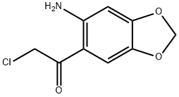 Ethanone, 1-(6-amino-1,3-benzodioxol-5-yl)-2-chloro- (9CI)