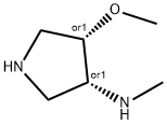 3-Pyrrolidinamine,4-methoxy-N-methyl-,(3R,4S)-rel-(9CI)