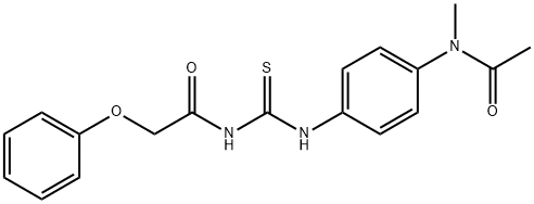 N-[({4-[acetyl(methyl)amino]phenyl}amino)carbonothioyl]-2-phenoxyacetamide