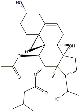 (14β)-Pregn-5-ene-3β,11α,12β,14,20-pentol 11-acetate 12-(3-methylbutanoate)