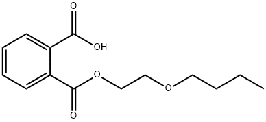 Phthalic acid hydrogen 1-(2-butoxyethyl) ester