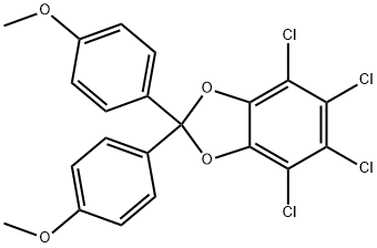 4,5,6,7-Tetrachloro-2,2-bis(4-methoxyphenyl)-1,3-benzodioxole