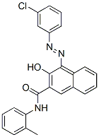 4-[(3-CHLOROPHENYL)AZO]-3-HYDROXY-N-(2-METHYLPHENYL)NAPHTHALENE-2-CARBOXAMIDE