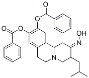 2H-Benzo[a]quinolizin-2-one,  1,3,4,6,7,11b-hexahydro-9,10-dihydroxy-3-isobutyl-,  oxime,  dibenzoate  (ester)  (8CI)