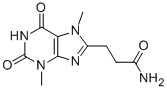 1,2,3,6-Tetrahydro-3,7-dimethyl-2,6-dioxo-7H-purine-8-propionamide