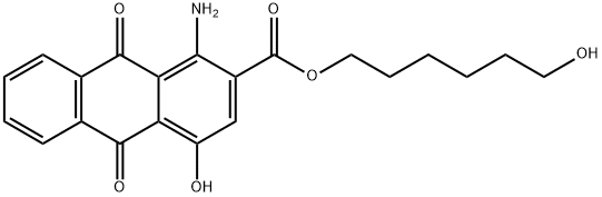 6-hydroxyhexyl 1-amino-9,10-dihydro-4-hydroxy-9,10-dioxoanthracene-2-carboxylate