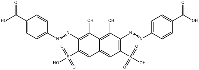 4,4'-[(1,8-Dihydroxy-3,6-disulfo-2,7-naphthalenediyl)bis(azo)]bisbenzoic acid