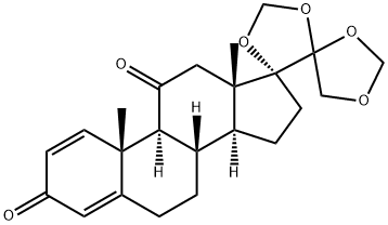 17,20:20,21-Bis[Methylenebis(oxy)]-pregna-1,4-diene-3,11-dione