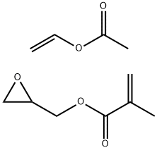 2-Propenoic acid, 2-methyl-, oxiranylmethyl ester, polymer with ethenyl acetate