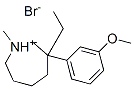 3-ethylhexahydro-3-(3-methoxyphenyl)-1-methyl-1H-azepinium bromide