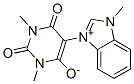 1,2,3,4-Tetrahydro-1,3-dimethyl-5-[(1-methyl-1H-benzimidazol-3-ium)-3-yl]-2,4-dioxopyrimidine-6-olate