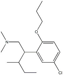 5-Chloro-N,N-dimethyl-β-(1-methylpropyl)-2-propoxybenzeneethanamine