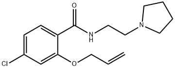 2-(Allyloxy)-4-chloro-N-[2-(1-pyrrolidinyl)ethyl]benzamide