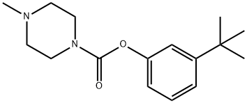 4-Methyl-1-piperazinecarboxylic acid 3-tert-butylphenyl ester