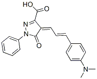 4-[3-[4-(dimethylamino)phenyl]allylidene]-4,5-dihydro-5-oxo-1-phenyl-1H-pyrazole-3-carboxylic acid