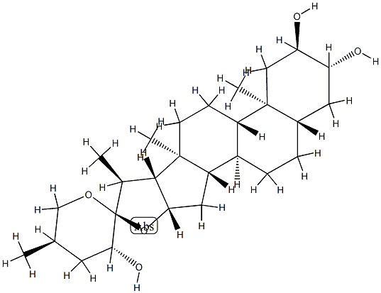 (22S,23R,25R)-5α-Spirostane-2α,3β,23-triol