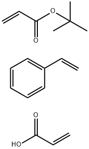 2-Propenoic acid, polymer with 1,1-dimethylethyl 2-propenoate and ethenylbenzene