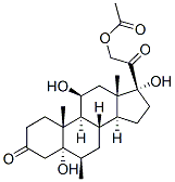 5-alpha,11-beta,17-alpha,21-tetrahydroxy-6-beta-methylpregnane-3,20-dione 21-acetate