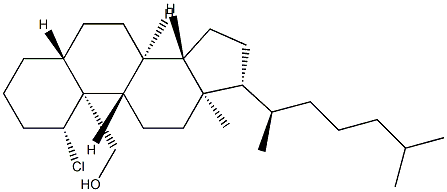 1β-Chloro-5α-cholestan-19-ol
