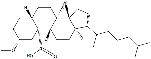 2α-Methoxy-5α-cholestan-19-oic acid