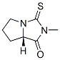 1H-Pyrrolo[1,2-c]imidazol-1-one,hexahydro-2-methyl-3-thioxo-,(7aS)-(9CI)