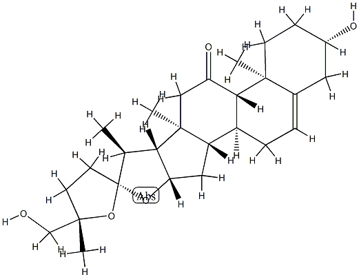 (22S,25S)-22,25-Epoxy-3β,26-dihydroxyfurost-5-en-11-one
