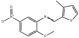 (2-methoxy-5-nitrophenyl)[(3-methyl-2-thienyl)methylene]amine